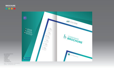 brochure cover design for corporate and any use