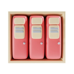 locker back to school in red theme