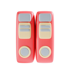 locker back to school in red theme