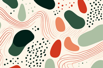 Winter seamless pattern, abstract style. Good for fashion fabrics, children’s clothing, T-shirts, postcards, email header, wallpaper, banner, posters, events, covers, advertising, and more.	