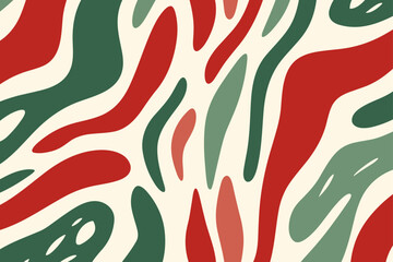 Christmas winter seamless pattern, abstract style. Good for fashion fabrics, children’s clothing, T-shirts, postcards, email header, wallpaper, banner, events, covers, advertising, and more.