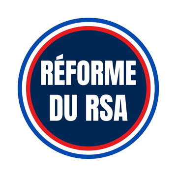 Symbole réforme du RSA en France