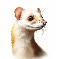 weasel portrait