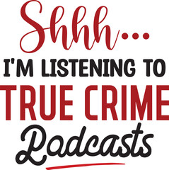 True Crime svg design