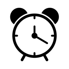 alarm clock icon vector illustration