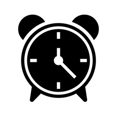 alarm clock icon vector illustration