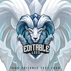 Vector Ram Sport Logo Illustration