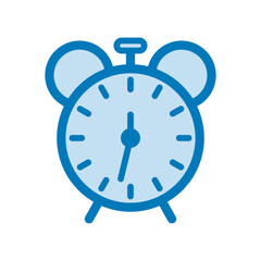 alarm clock icon vector illustration