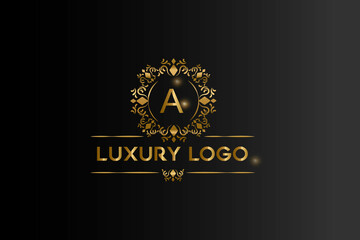 This is a Luxury, royal, monogram, latter, ornament, modern, elegant logo design