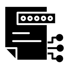 Solid File Password icon