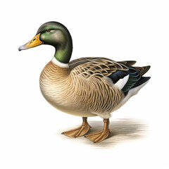 mallard duck portrait