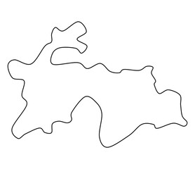 tajikistan map, tajikistan vector, tajikistan outline, tajikistan