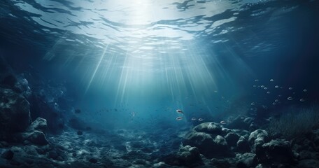 Fototapeta na wymiar Lanscape underwater