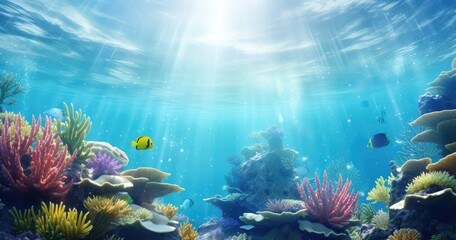 Lanscape underwater