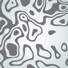 Stylized vector contour map. Geographic line and tain relief. Abstract lines background. Cartography illustration. Contour shape illustration. Topo navigation template