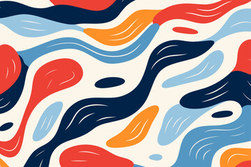 Christmas winter seamless pattern, abstract style. Good for fashion fabrics, children&rsquo;s clothing, T-shirts, postcards, email header, wallpaper, banner, events, covers, advertising, and more.