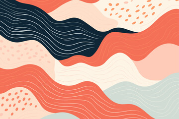 Christmas winter seamless pattern, abstract style. Good for fashion fabrics, children’s clothing, T-shirts, postcards, email header, wallpaper, banner, events, covers, advertising, and more.