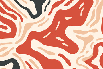 Christmas winter seamless pattern, abstract style. Good for fashion fabrics, children’s clothing, T-shirts, postcards, email header, wallpaper, banner, events, covers, advertising, and more.