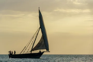 Foto op Plexiglas dhow traditional sailing vesssels of zanzibar tanzania © mikefoto58