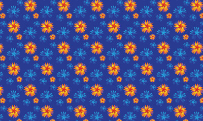 seamless floral vector pattern design