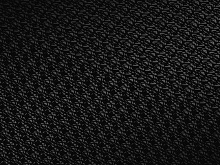 Black metal texture steel background. Perforated metal sheet.