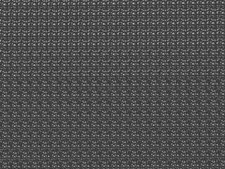 Black metal texture steel background. Perforated metal sheet.