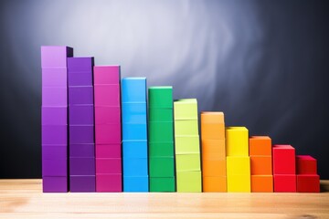 a colorful bar graph showing an increase in diversity