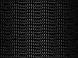 Black metal texture steel background. Perforated metal sheet.