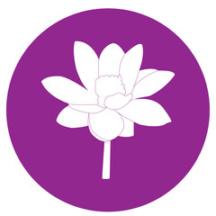 Lotus flower icon