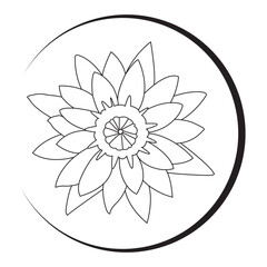 Lotus flower icon
