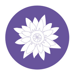 Lotus flower icon