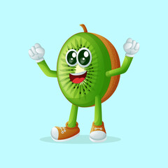 kiwi character making a victory sign