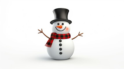 a snowman holding a blank signboard against a white backdrop. an ideal canvas for adding custom messages, whether they are holiday greetings, event announcements, or promotional text.