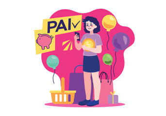 Concept black Friday and Pai