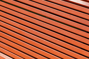 Orange wooden boards as an abstract background. Texture