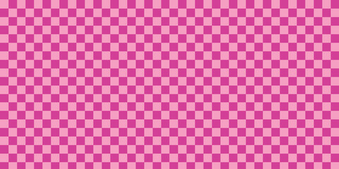 Abstract pink checkered background. Abstract square mosaic. Vector illustration - obrazy, fototapety, plakaty