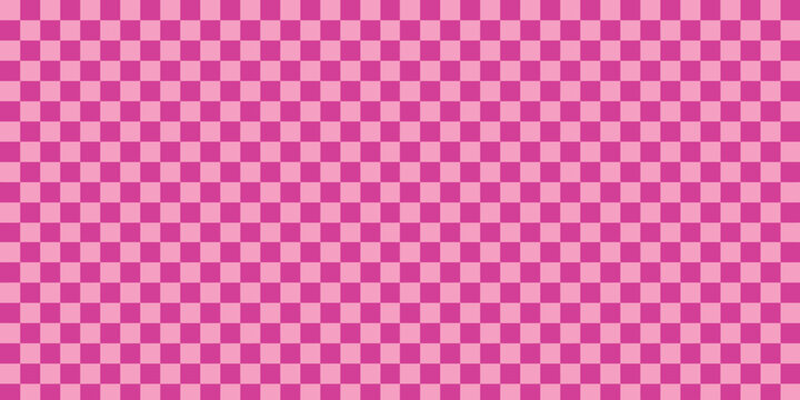 Abstract pink checkered background. Abstract square mosaic. Vector illustration