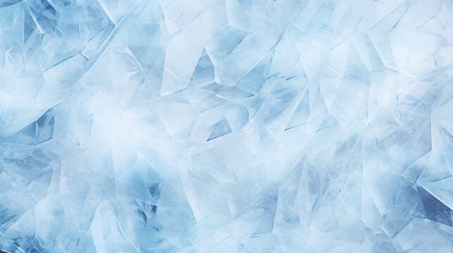  a blue background with a very large amount of ice on it.  generative ai