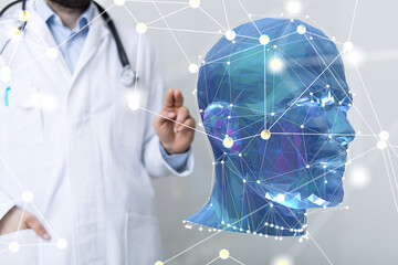 Health Insurance Concept - digital interface