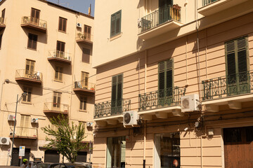 Fototapeta na wymiar Street in Palermo, Italy