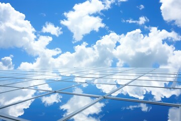 a sky filled with printable solar cells
