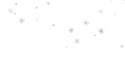 Gentle Snow Drift: Mind-Blowing 3D Illustration of Falling Holiday Snowflakes