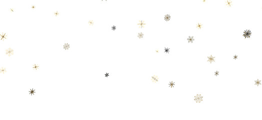Gentle Snow Drift: Mind-Blowing 3D Illustration of Falling Holiday Snowflakes