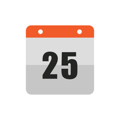 calendar icon vector illustration
