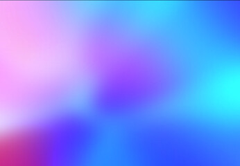Blurred colored abstract background. Smooth transitions of iridescent colors. Colorful gradient. Blue light pinkie backdrop. Colorful wallpaper, mockup for website, web for designers. Network concept