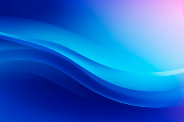 Obraz premium Abstract blue color gradient, vignette wave