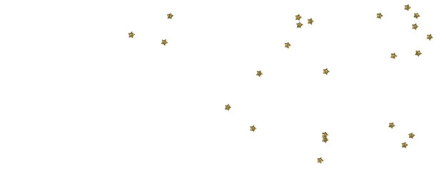 Starstruck Spectacle: 3D Illustration Transports You to a Gold Stars Shower