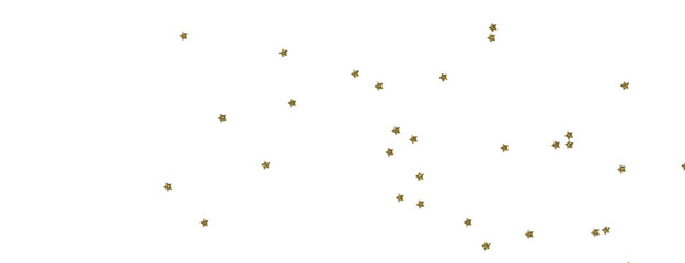 Twinkling Christmas Descent: Striking 3D Illustration Showcasing Falling Festive Twinkling Stars