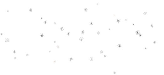 Magical Snowfall: Brilliant 3D Illustration Showcasing Descending Christmas Snowflakes