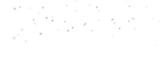 Snowflake Ballet: Exquisite 3D Illustration of Descending Festive Snowflakes in Motion